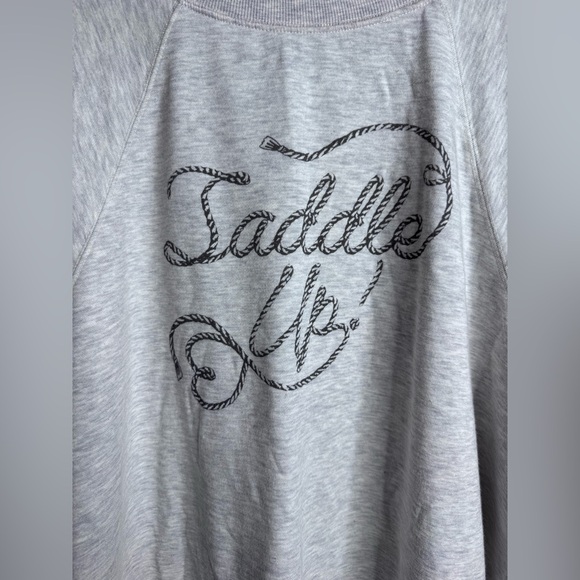 Anthropologie Saddle Up Sweatshirt NWT XL - Picture 4 of 7